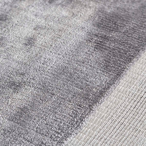 Soft Plush Plain Rug - Silver 170×240 – KANADEMONO