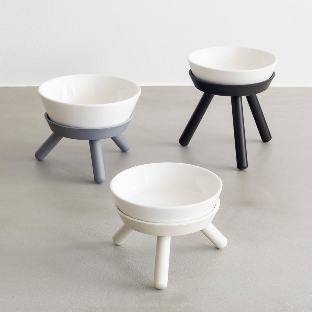【2024春夏新色】 Simple_Tripod_CeramicFoodBowl_ 食器・餌やり・水やり用品
