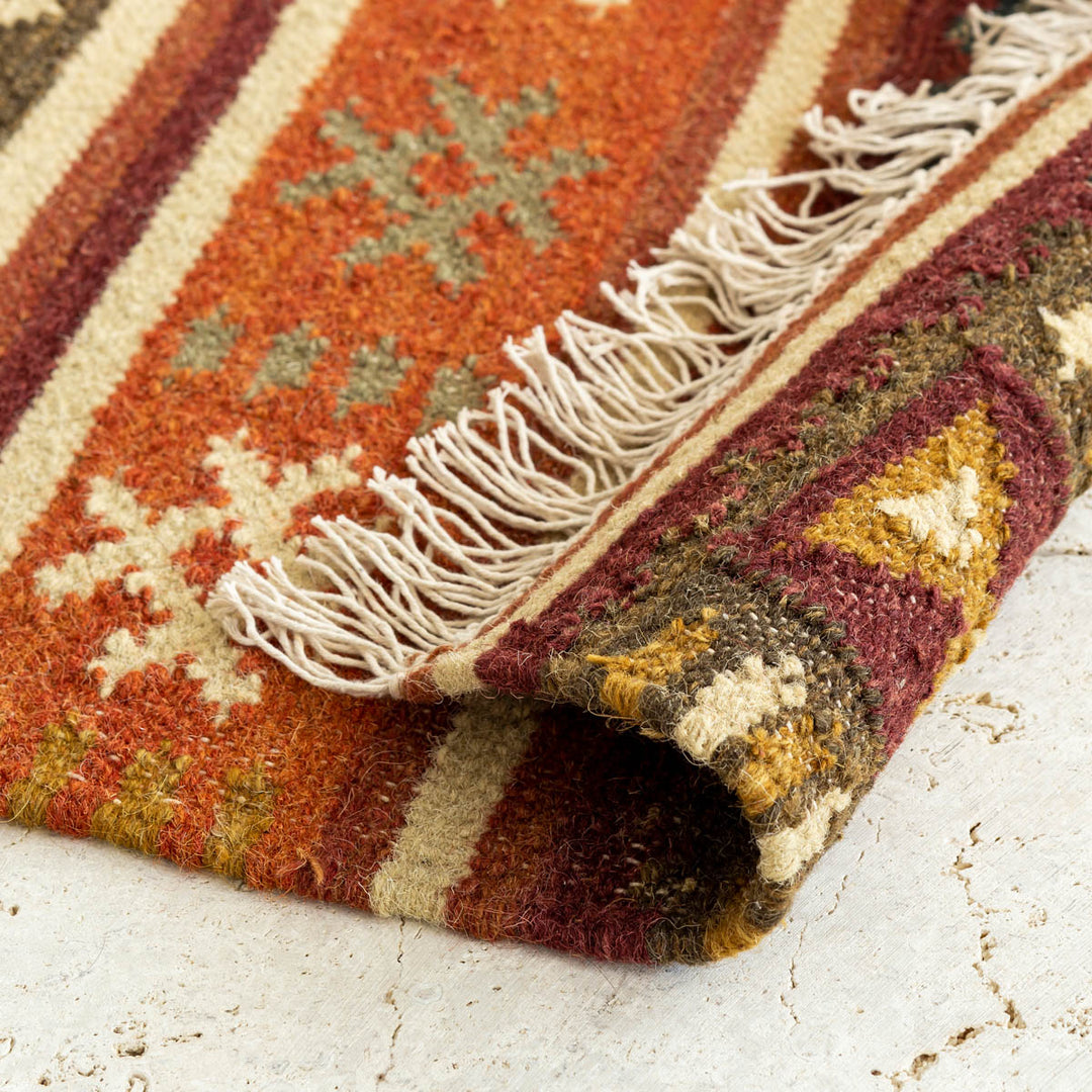 Geometric Panja Rug 140×200 – KANADEMONO
