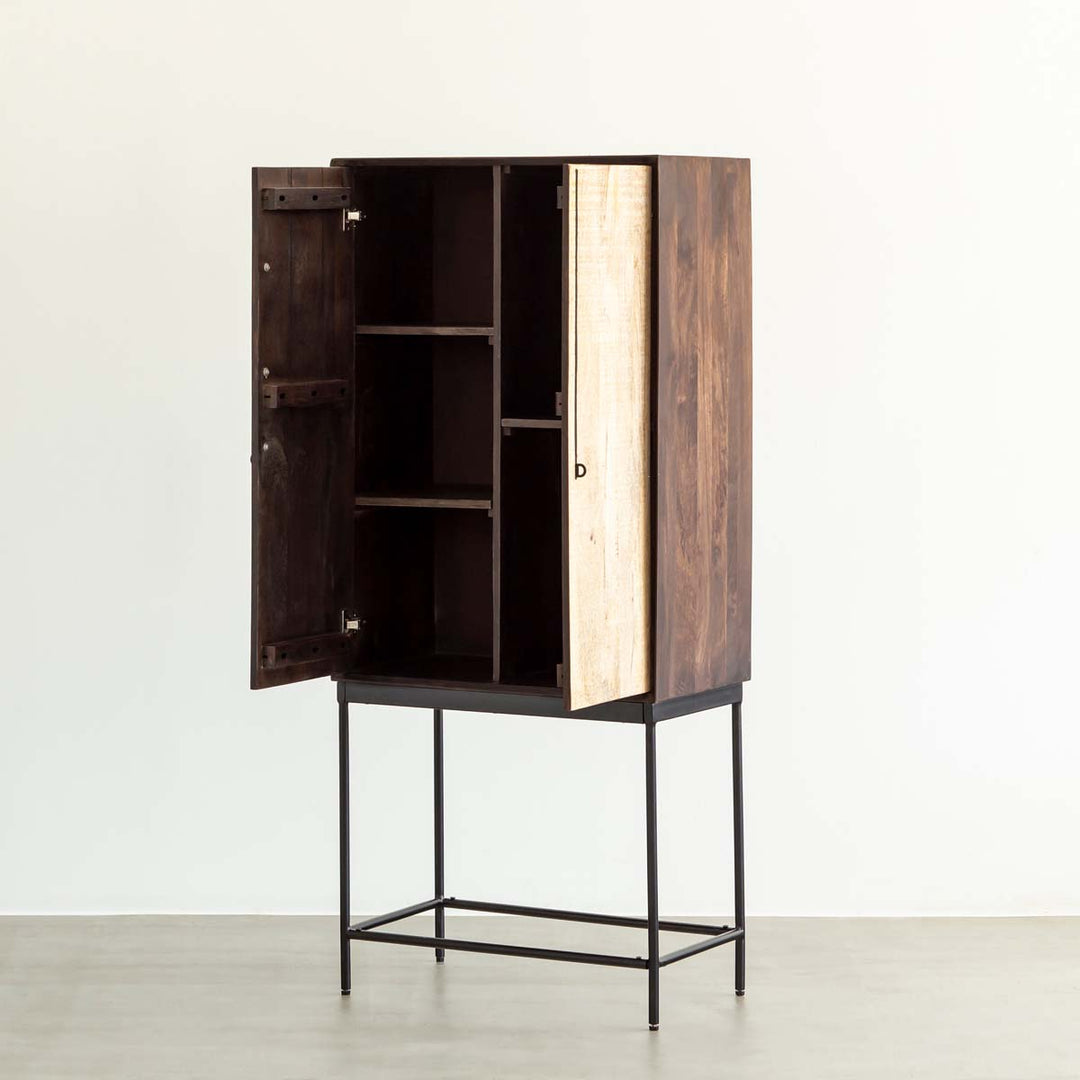 アカシア材 × マンゴー材 ヴィンテージスタイル キャビネット – KANADEMONO