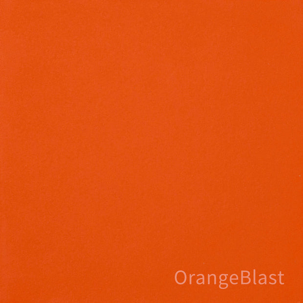 Kanademonoのリノリウム色見本（OrangeBlast）
